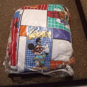 Mickey Mouse twin blanket